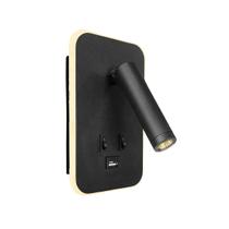 Arandela Parede Led Direcionável Com USB Interruptor Bet78