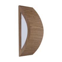 Arandela Parede Meia Lua Madeira E27 Arandela Parede Meia Lua Madeira E27