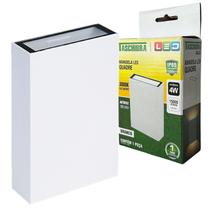 Arandela Parede Quadre 4W Luz Quente 3000K 2 Fachos IP65 Arandela Parede Quadre 4W Luz Quente 3000K 2 Fachos IP65