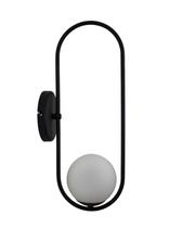 Arandela Pendulo Arco Globo Bola Preto 777/1 Spotline