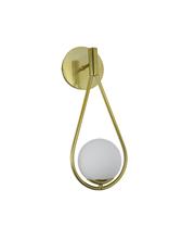Arandela Pendulo Gota Bola Globo Dourado 820/1 Spotline