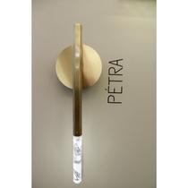 Arandela Pétra (l)12cm (c)11cm (a)42cm 1xled Integrado 3w 3000k 150lm Ip20 Arandela Pétra (l)12cm (c)11cm (a)42cm 1xled Integrado 3w 3000k 150lm Ip20