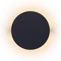 Arandela Plafon Led Taschibra Luna 150 10w 2700k Luz Quente Bivolt Preto