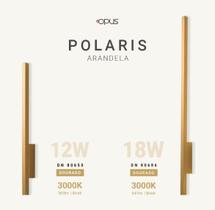 Arandela Polaris Iluminação Linear Indireta 12W 3.000k Opus