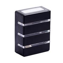 Arandela Pp Externa Slim 3 Aletas/2 Fachos Preto - SYKA LIGHT Arandela Pp Externa Slim 3 Aletas/2 Fachos Preto - SYKA LIGHT