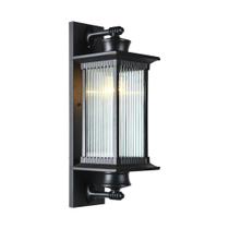 Arandela Preta Design Minimalista Retangular Belissima