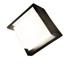 Arandela Preta Quadrada Luminária Parede Muro + Lâmpada Led G9 9w Alta Performance Branco Frio 110v