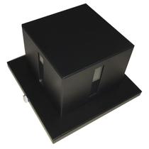 Arandela Quadrada 4 Facho 7X9X9cm 1G9 Preto - ADM - ADM96-PT Arandela Quadrada 4 Facho 7X9X9cm 1G9 Preto - ADM - ADM96-PT