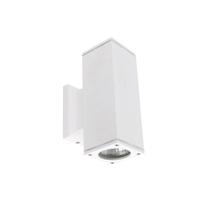 Arandela Quadrada Essen 2 Fachos Branco Fosco LED 6W 3000K Bivolt