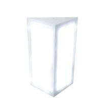 Arandela Quadrada Moderna em Aluminio 285 Branco