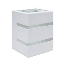 Arandela Quadro Aleta 2 Fachos Lente Vidro 1XG9 - BLUMENAU