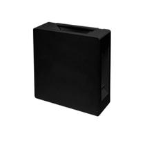 Arandela quatro fachos preta com led - 3.000k - 6w - 12x12x3cm - ip65