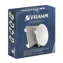 Arandela Redonda Coaxial 6 Pol 50R Frahm 50W Branca