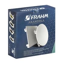 Arandela Redonda Coaxial 6 Pol 50R Frahm 50W Branca