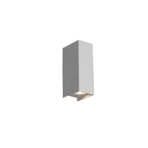 Arandela Retangular 2 Fachos 2L MR16 GU10 MS 8004 BF