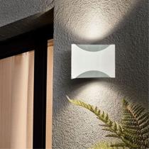 Arandela retangular branca E27