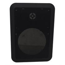 Arandela Retangular com Tweeter 6 Polegadas 50W RMS 8 OHMS Preta Arandela Retangular com Tweeter 6 Polegadas 50W RMS 8 OHMS Preta
