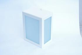 Arandela Retangular Metaldomado Alumínio 1xE27