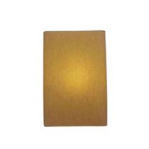 Arandela Retangular Retro Md-2029 Cúpula em Tecido 18x10x30cm Palha - Bivolt