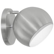 Arandela Retrô Bola Lavabo Banheiro Corredor Sacada Escovado