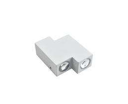 Arandela Riad Metal Branco 12X08cm 4X4W BIV (LED integrado)