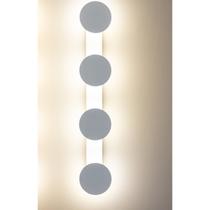 Arandela Ribalta (l)11cm (c)66cm (a)6cm 4xled Integrado 5w 3000k 2000lm Ip20 Branco Arandela Ribalta (l)11cm (c)66cm (a)6cm 4xled Integrado 5w 3000k 2000lm Ip20 Branco