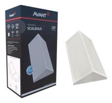 Arandela Scalenus Parede Corredor Muro 12w Branco Frio Avant