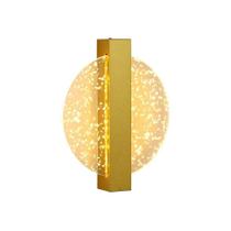 Arandela Skylight Cross 3113 Led Bivolt Dourado - Transparente