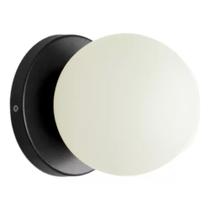 Arandela Slim Globo 10 Jabuticaba Preto Fosco Arandela Slim Globo 10 Jabuticaba Preto Fosco