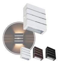 Arandela Slim Interna E Externa Alumínio 3 Friso Moderna Branca ST2772 Arandela Slim Interna E Externa Alumínio 3 Friso Moderna Branca ST2772
