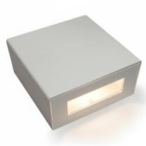 Arandela Slim Quadrada Alumínio 2 Fachos G9 Interna Externa Muro Parede Resistente Sol Chuva Arandela Slim Quadrada Alumínio 2 Fachos G9 Interna Externa Muro Parede Resistente Sol Chuva