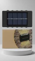 Arandela Solar 2 Focos 10 LED Parede Slim Pack 2 Arandela Solar 2 Focos 10 LED Parede Slim Pack 2
