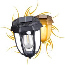 Arandela Solar Colonial Luminaria Sextavada Externa Retro Vintage Lustre Iluminaçao.