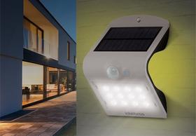 Arandela solar integrada luz branca asi 220 intelbras Arandela solar integrada luz branca asi 220 intelbras