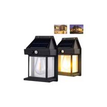 Arandela Solar LED Recarregável para Parede Externa