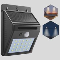 Arandela Solar Luminária 48 Leds Com Sensor De Presença Q-2206
