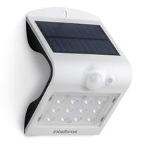 Arandela Solar Luminária Integrada Externa Intelbras Asi 220 Refletor Luz Led Branca Autonomia Sem Fio