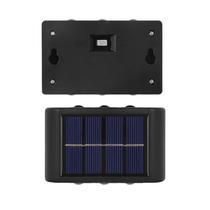 Arandela Solar Luminaria Luz Led Spot 2 Uni Parede Escada Caminho Quintal Jardim Varanda Decoraçao Balizador Resistente Iluminaçao Segurança