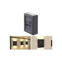 Arandela Solar Luminária Parede Externa Sensor Ar Livre