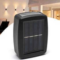 Arandela Solar Slim 2 Focos Luminária Parede Luz Frio