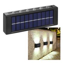 Arandela Solar Spot Luminaria Parede Led Escada Garagem Decoraçao Varanda Jardim Quintal Iluminaçao Balizador Segurança Casa