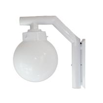 Arandela Solarium 210 Globo de Vidro Leitoso