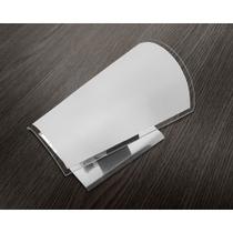 Arandela Suegil Paulistinha - Base Inox e Vidro com borda Arandela Suegil Paulistinha - Base Inox e Vidro com borda