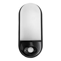 Arandela Tartaruga com Sensor de Presença Preto Led 15W 6000K Bivolt