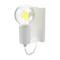 Arandela Taschibra Bilboquê Alumínio E27 Bivolt Branco