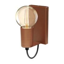 Arandela Taschibra Bilboquê Alumínio E27 Bivolt Cobre