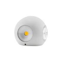 Arandela Tetra LED 4W 3000K Branco E Preto IP44 Bivolt DN30326DN30333