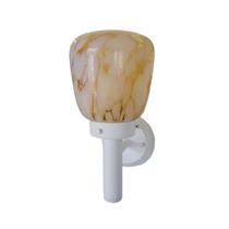 Arandela Thor 1XE27 C/Vidro Rab Rock Âmbar - Taschibra Branco Arandela Thor 1XE27 C/Vidro Rab Rock Âmbar - Taschibra Branco