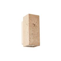 Arandela Tivo Ret 90007 16cm 1xGU10 Mármore Travertino Bivolt Nordecor Iluminação Arandela Tivo Ret 90007 16cm 1xGU10 Mármore Travertino Bivolt Nordecor Iluminação