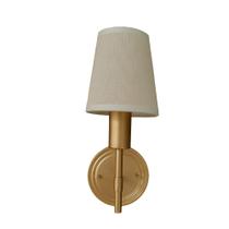 Arandela Tocheiro Mini AR124 Foco Metallo 38x16cm Ouro Velho com Cúpula em Tecido Crua 1xE27 Arandela Tocheiro Mini AR124 Foco Metallo 38x16cm Ouro Velho com Cúpula em Tecido Crua 1xE27